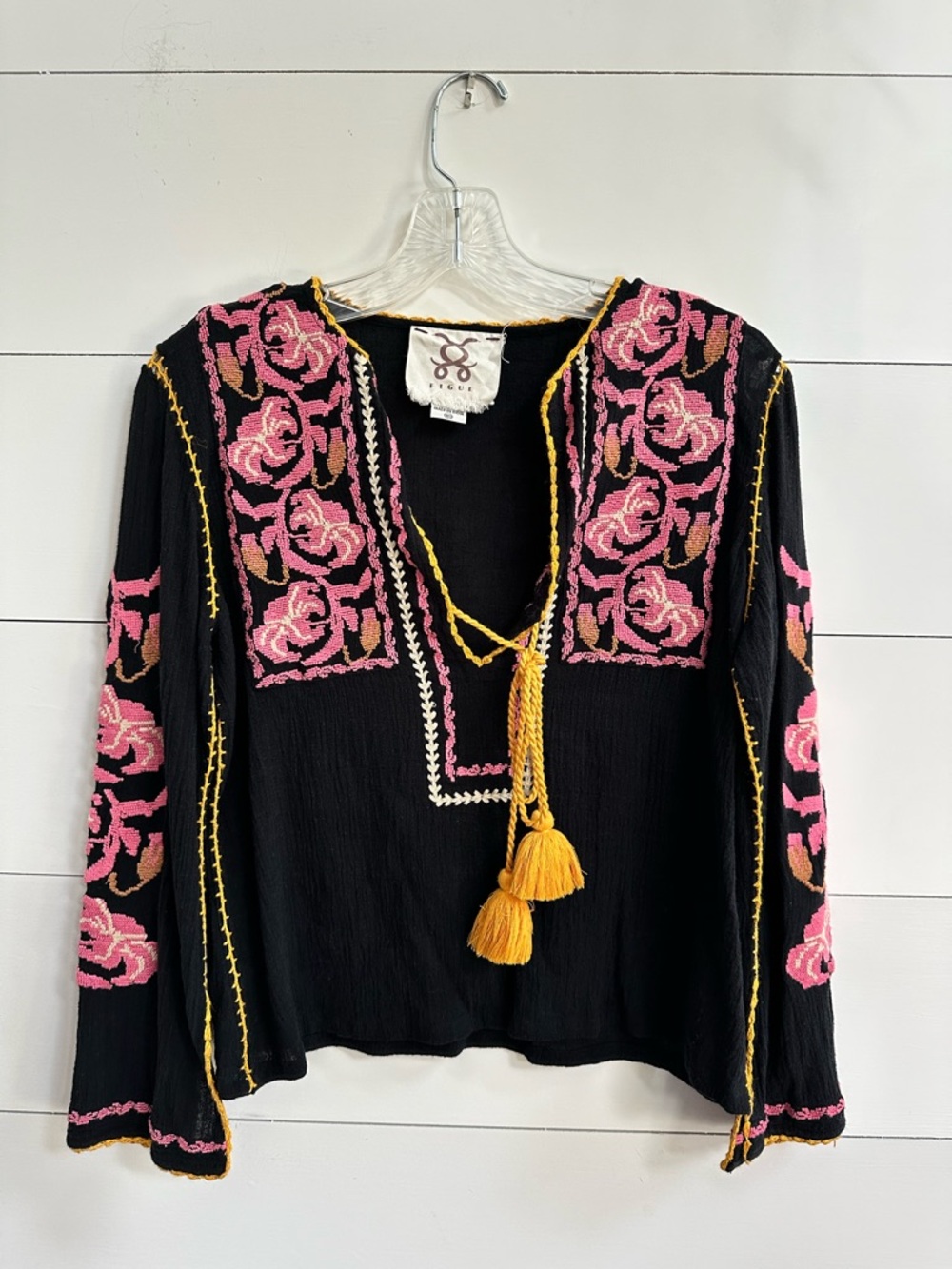 Figue Boho Embroidered Blouse